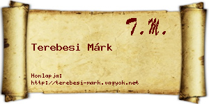 Terebesi Márk névjegykártya